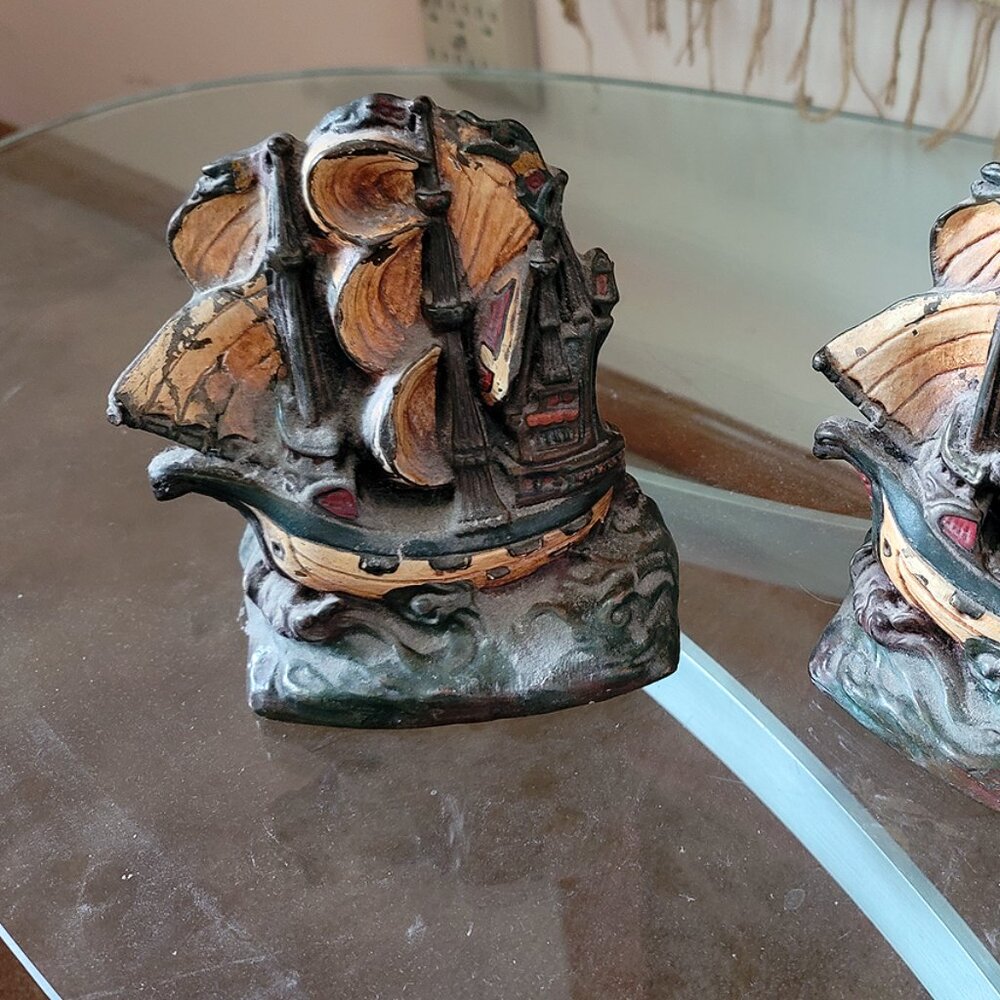 Invincible Armada 1588 Ship Collectible Bookends